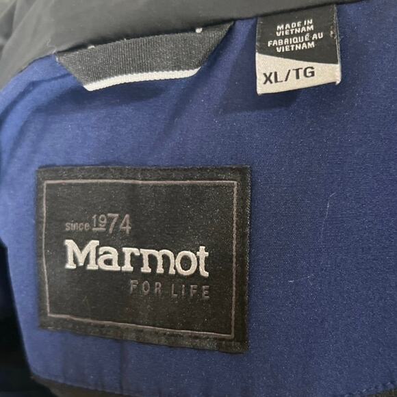 Marmot Size XL Puffer Jacket Women’s Polyester Lexi Down Navy/Blue - Picture 5 of 6